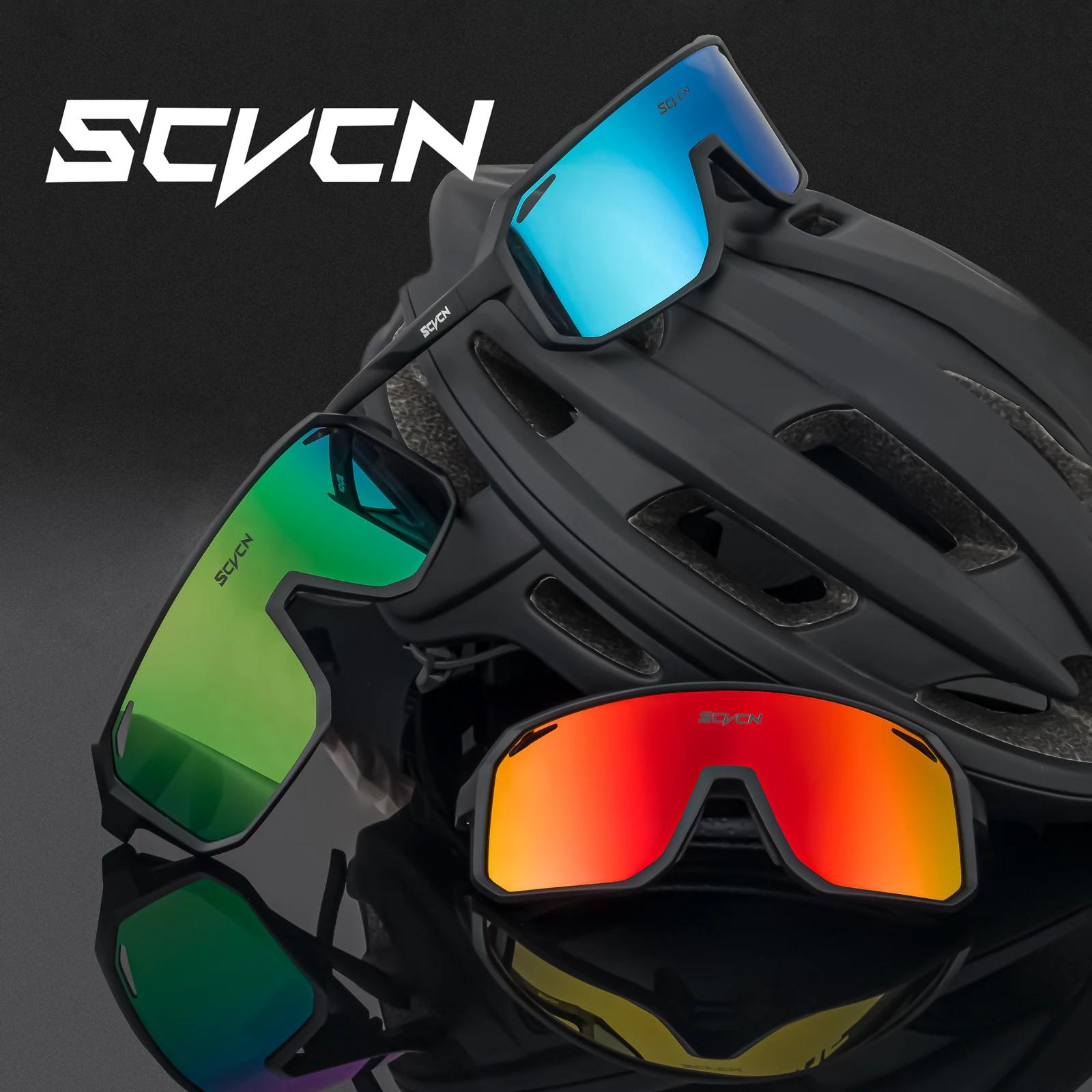 SCVCN-Lunettes de soleil de cyclisme pour hommes et femmes, lunettes de vélo, lunettes de sport, lun