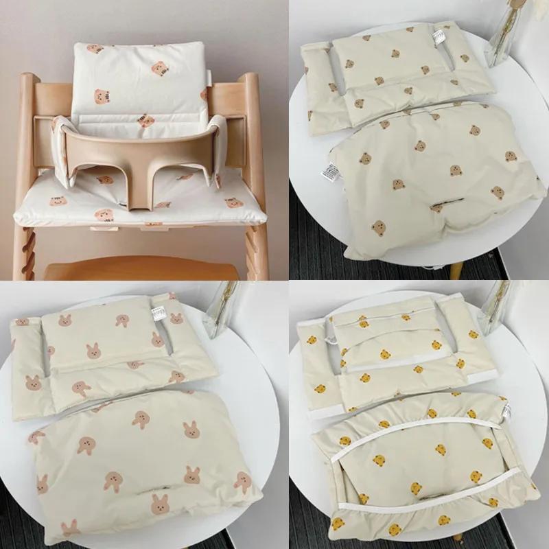 Coussin de chaise haute pour bébé, doux, lavable, siège quehigh, doublure en polymère, coussin de do