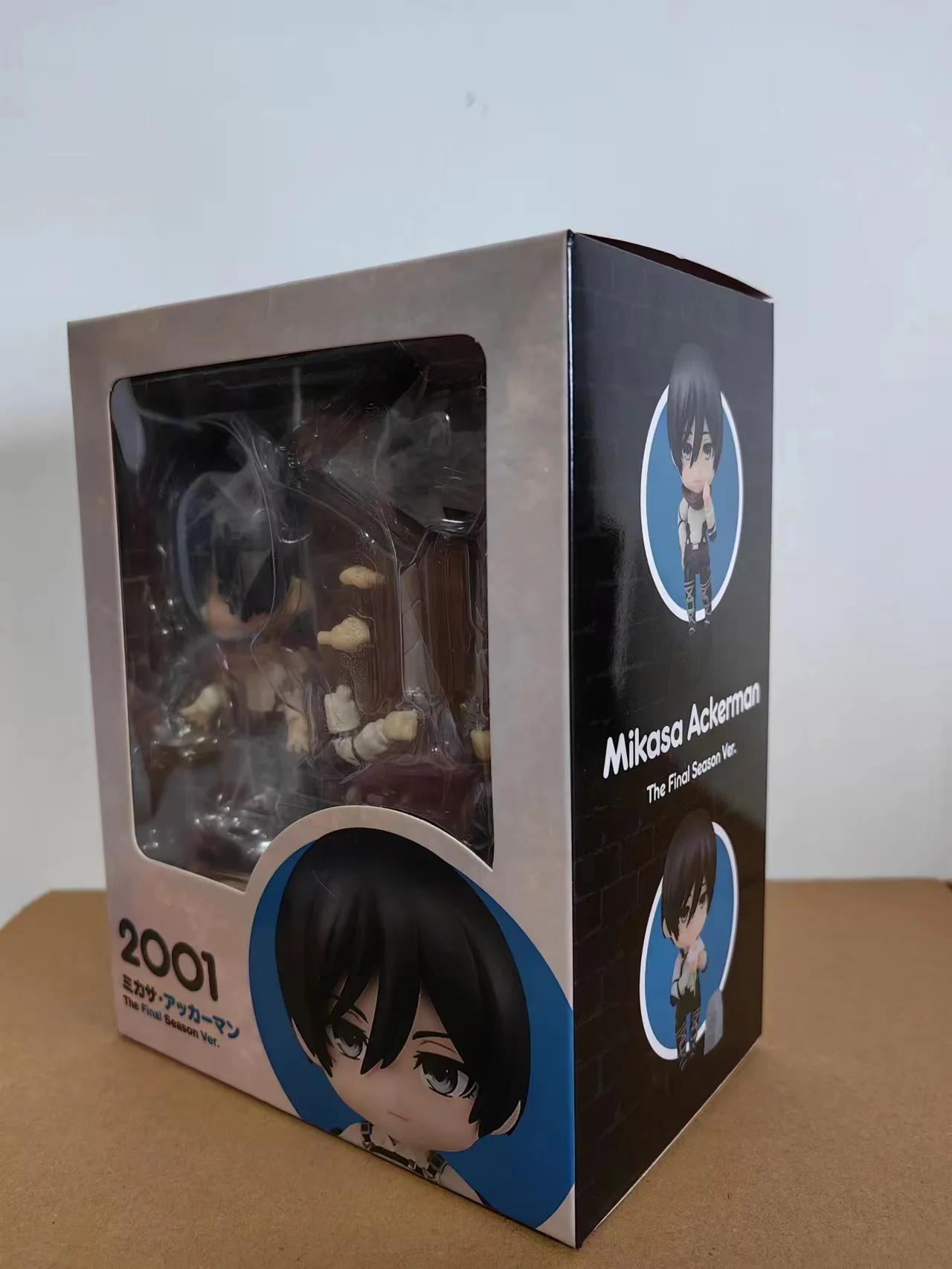 2023 Attaque 10cm sur Titan Mikasa Ackerman 2001 #   Figurines d'action Anime The Final Season, joue