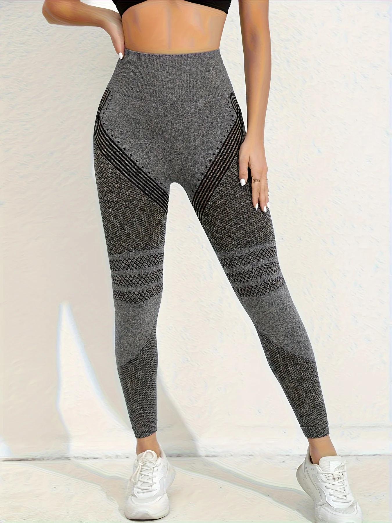 Leggings de sport à séchage rapide à haute élasticité, pantalons de yoga sans couture pour le levage