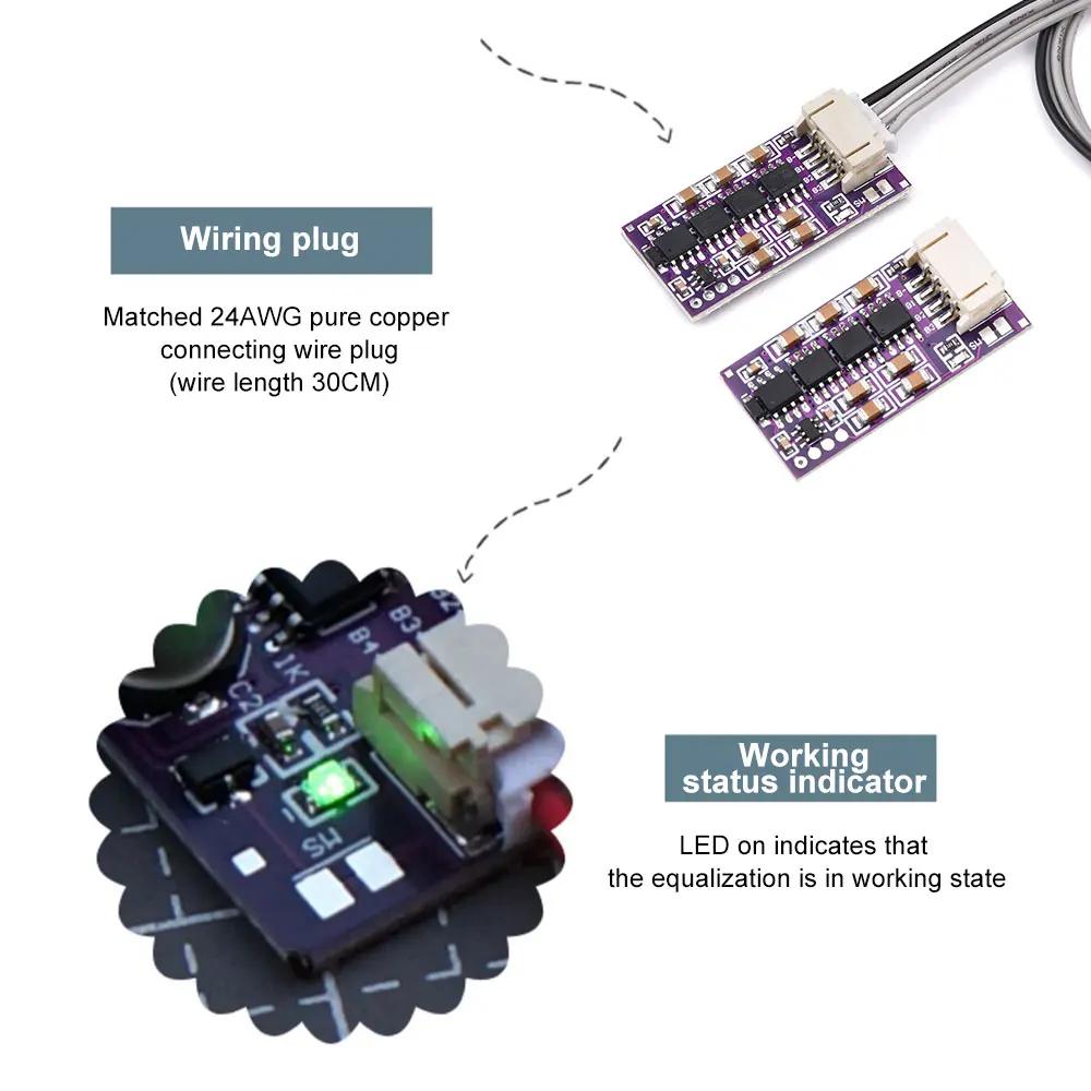 Batterie au Lithium Li-ion Lifepo4 LTO 3S 4s 5s 6s 8s 14s 17s 21s, égaliseur actif, carte d'équilibr