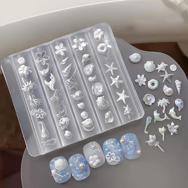 Moule 3D en Silicone pour décorations d'art d'ongle, bricolage de modèles d'ailes d'angle d'arc de f
