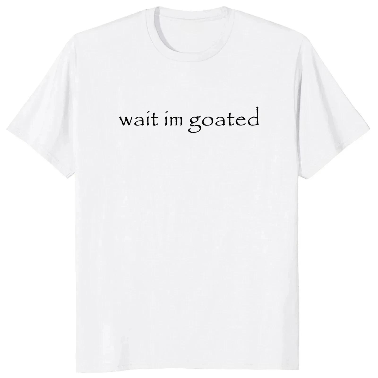 Attendre j'ai mal t-shirt drôle Meme tendance Y2k à manches courtes col rond été T-shirts décontract