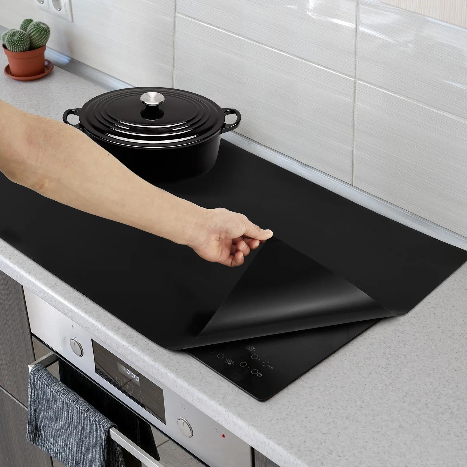 Tapis de table de cuisson à Induction en Silicone, antidérapant, pour cuisinière électrique, protect