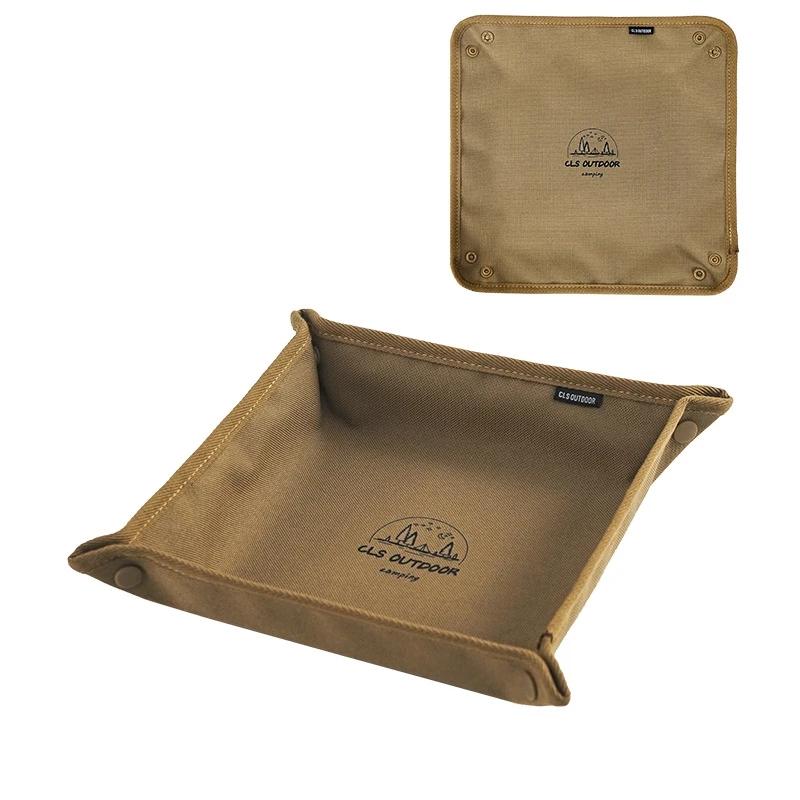 Plateau organisateur de Camping Portable 1 pièce, boîte de rangement compacte pour la maison et les 