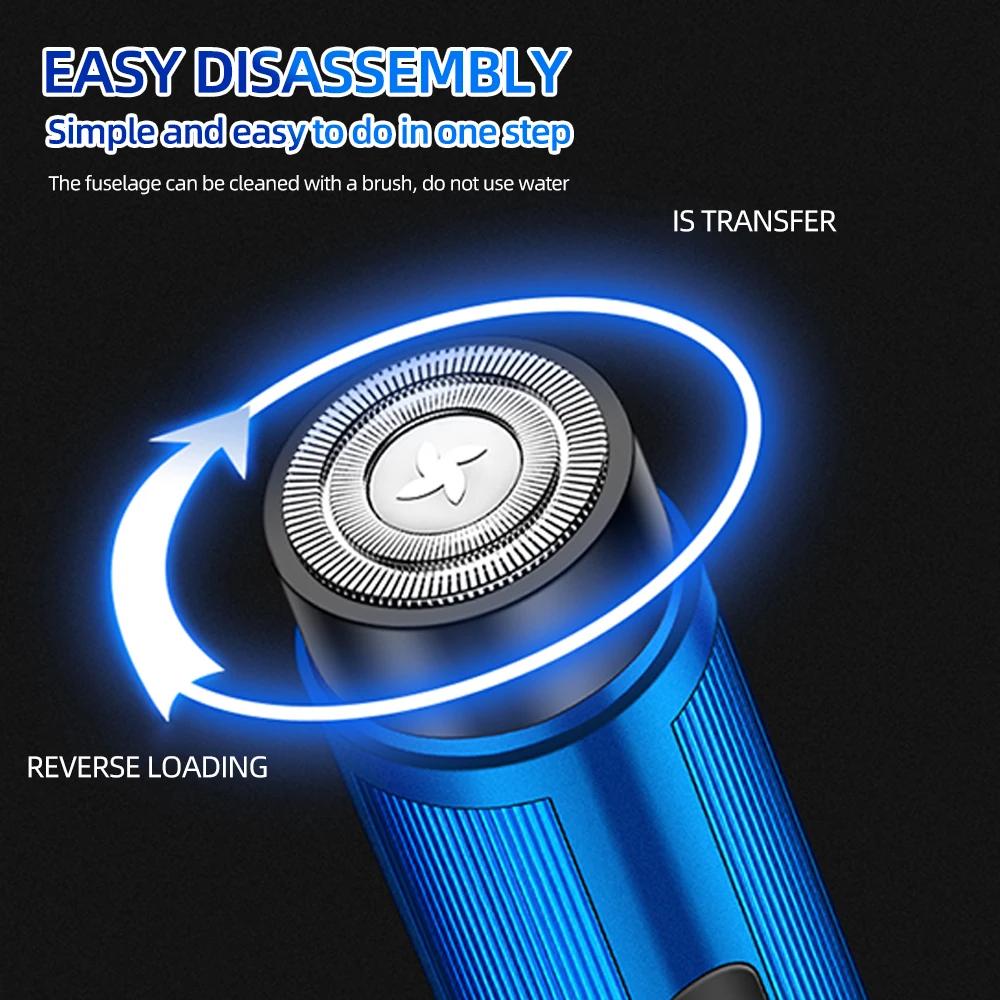 Mini rasoir électrique Rechargeable, épilateur pour femmes et hommes, Mini rasoir électrique pour vo