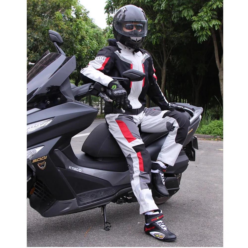 Pantalon de moto été respirant hiver chaud moto équitation pantalon de protection imperméable avec d