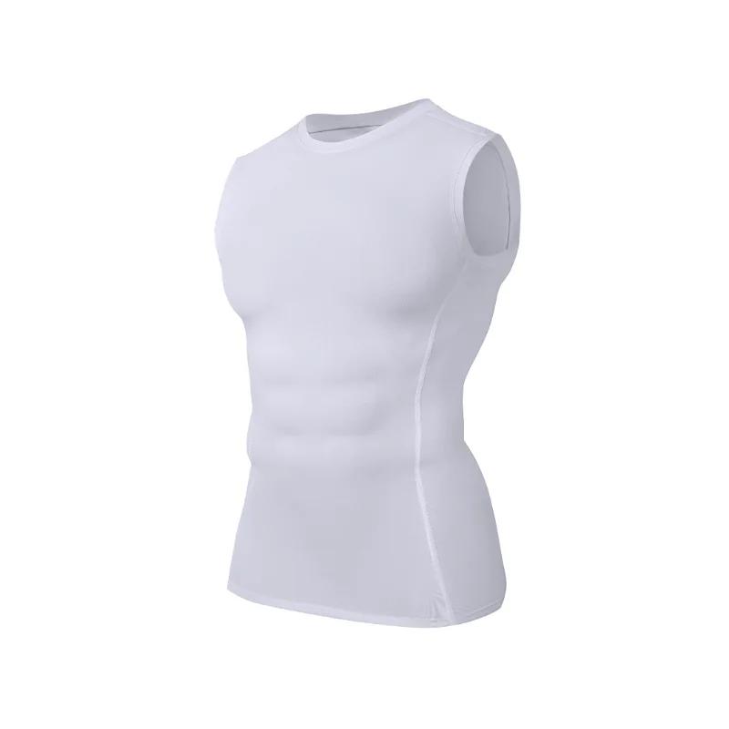 Gilet d'entraînement pour hommes, coupe cintrée, sans manches, séchage rapide, respirant, évacuation