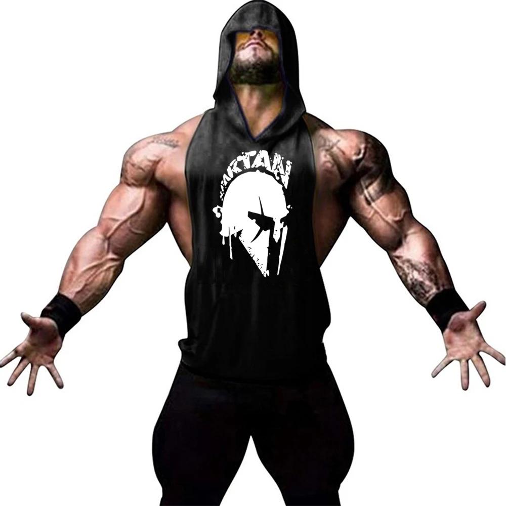 T-shirt à Capuche pour Homme, Vêtements de Fitness, Musculation, Précieux, Entraînement en Y, Nouvel