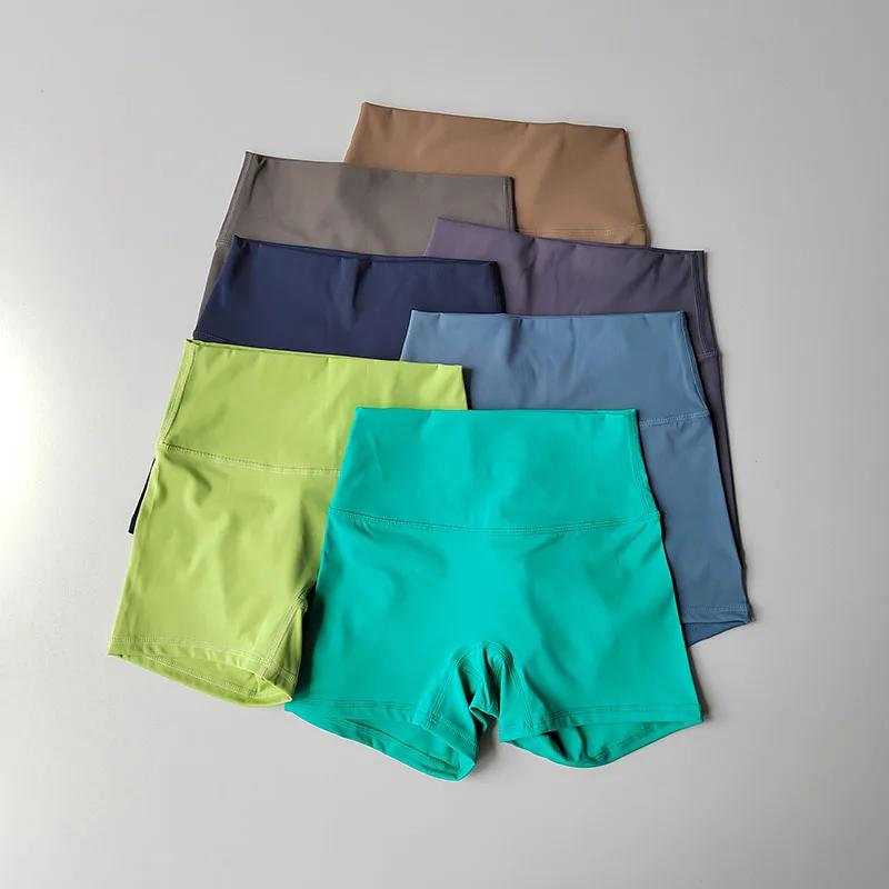 Short de Yoga nu pour femmes, course à pied et amincissant, élastique, Fitness, séchage rapide, tail