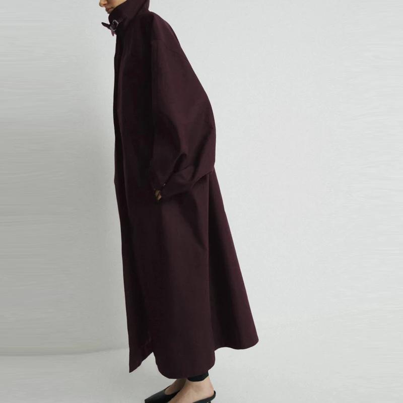 Trench surdimensionné pour femme, manteau Long, élégant, épais et chaud, Parkas, automne hiver 2025