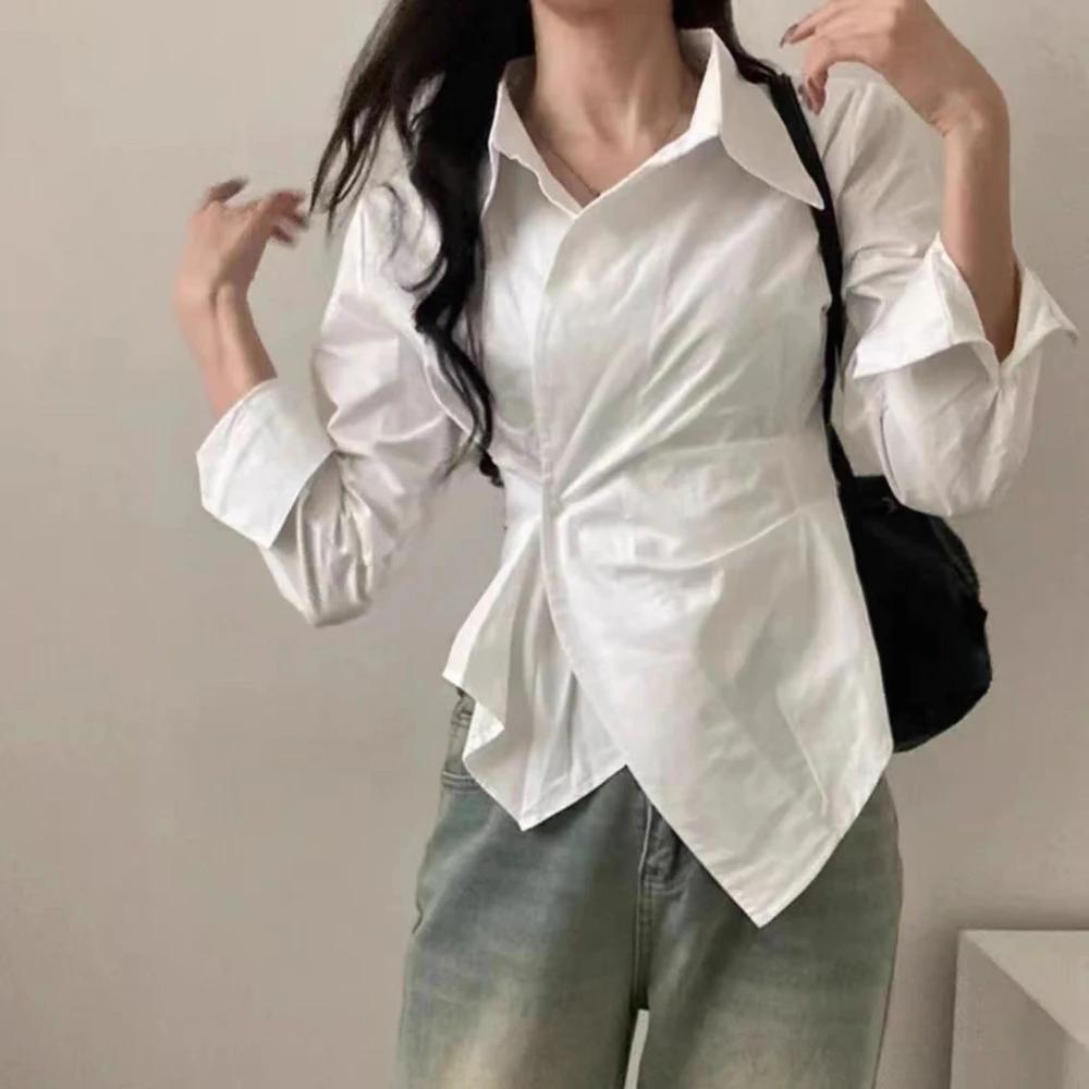 Printemps automne décontracté chemise rayée femmes chemises mode femme à manches longues mince Blous