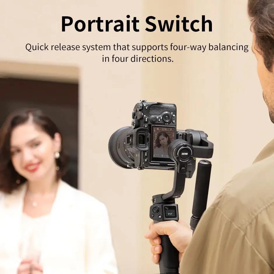 ZHIYUN-Weebill 3S stabilisateur de caméra à cardan 3 axes, pour appareil photo reflex numérique, san