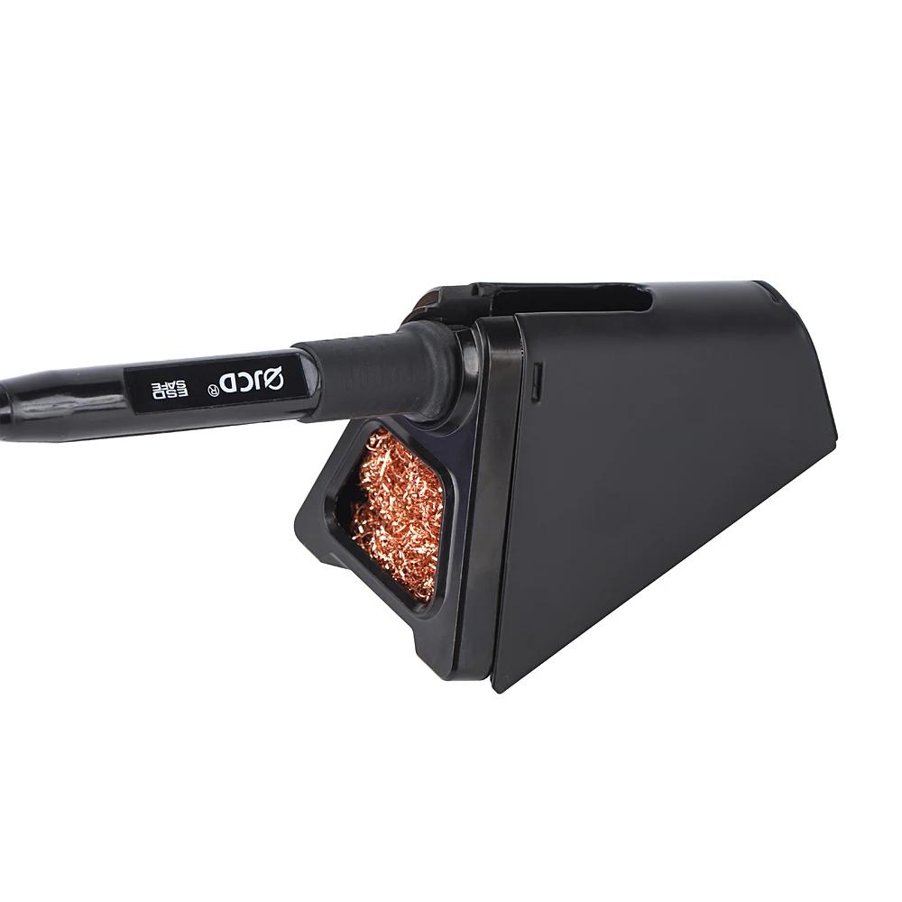 JCD 820 support de fer à souder électrique en alliage d'aluminium avec nettoyage de soudage boule de