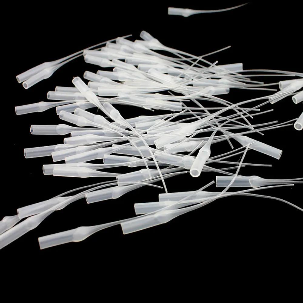 50pcs universel 502 instantané Super colle Tube de chute buse allongé aiguille Tube bouchon de boute