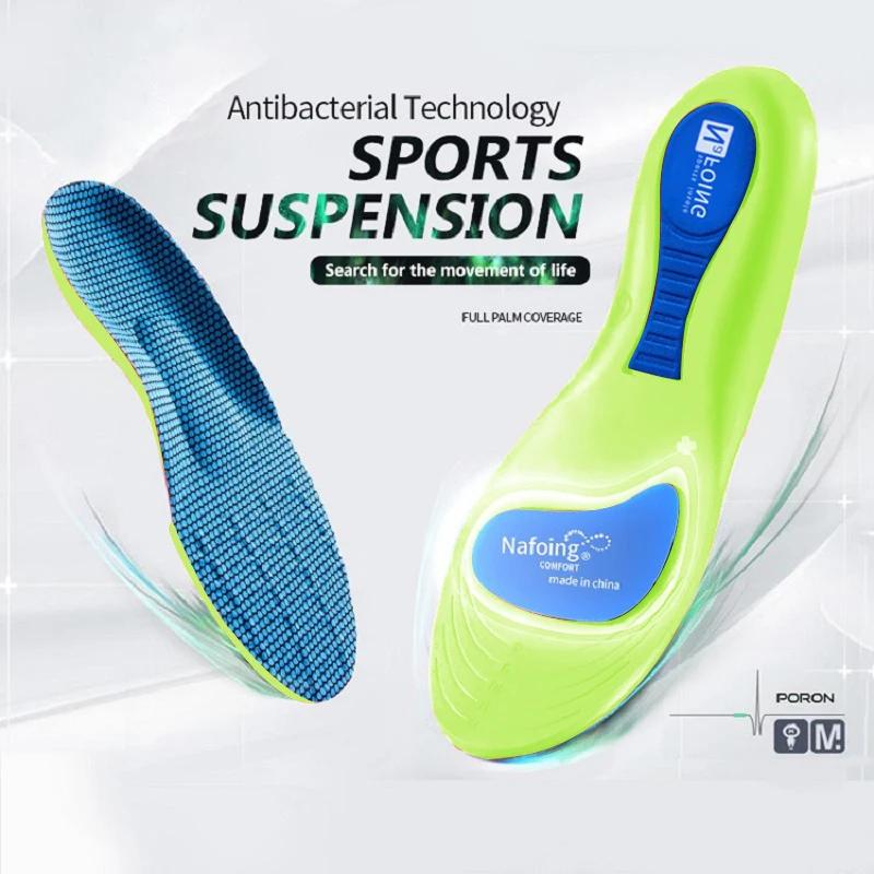 Semelles orthopédiques pour pieds, semelle intérieure de Sport absorbant les chocs pour chaussures, 
