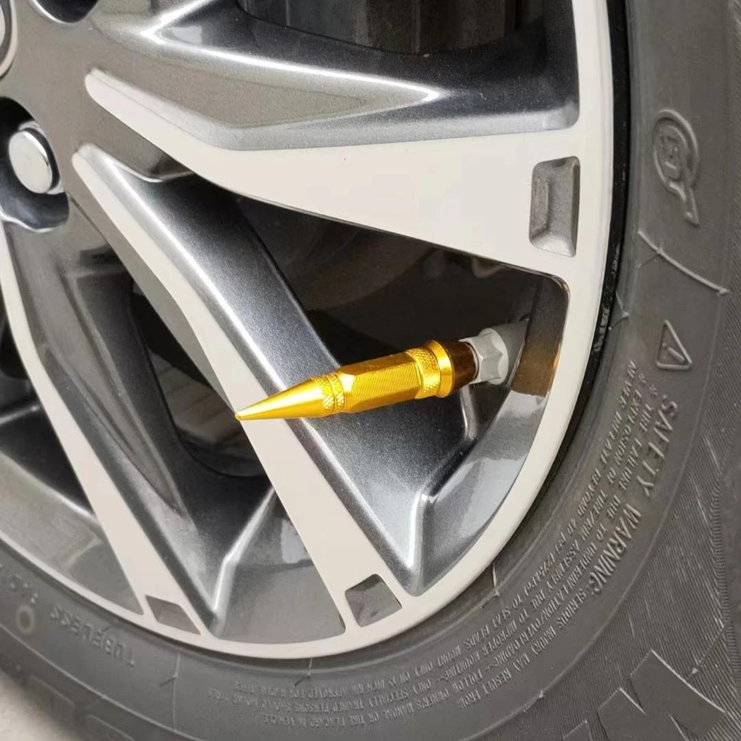 4 pièces en aluminium ou en plastique voiture moto vélo camion roue pneu Valve anti-poussière boucho