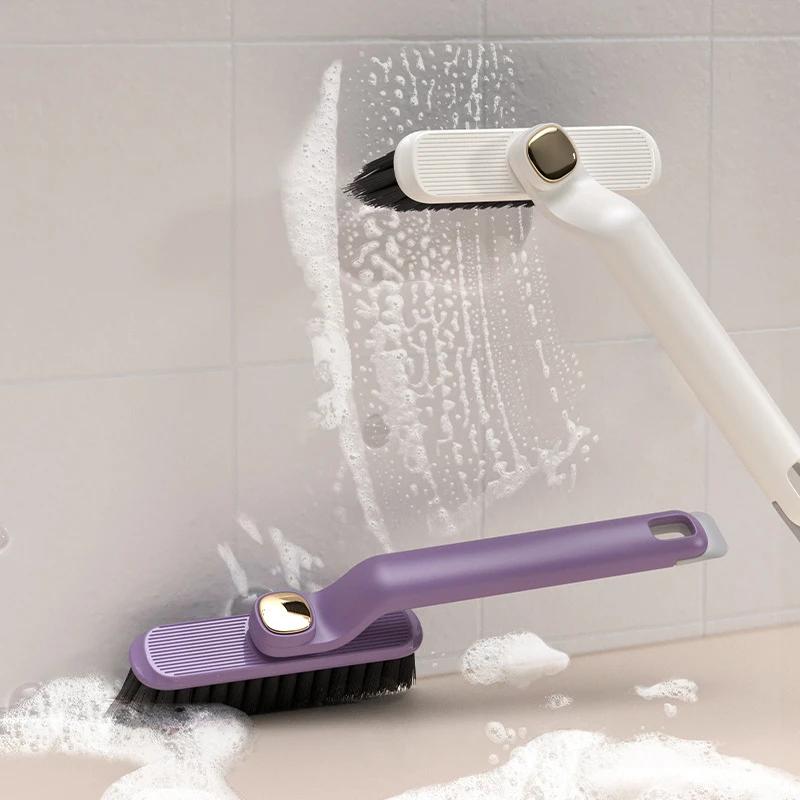 Brosse de nettoyage de crevasses rotative multifonction à main 360 °   Outil de nettoyage de coins r