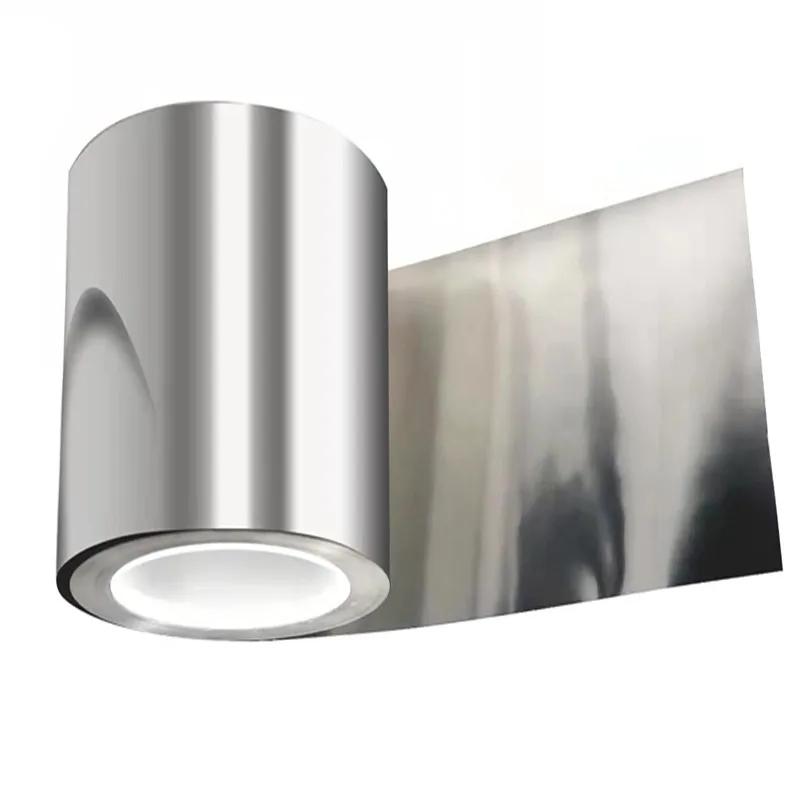 Bande de tôle en acier inoxydable 304, 1 mètre, épaisseur 0,01 0,02 0,05 0,1 0,2 0,3 0,4 0,5 mm
