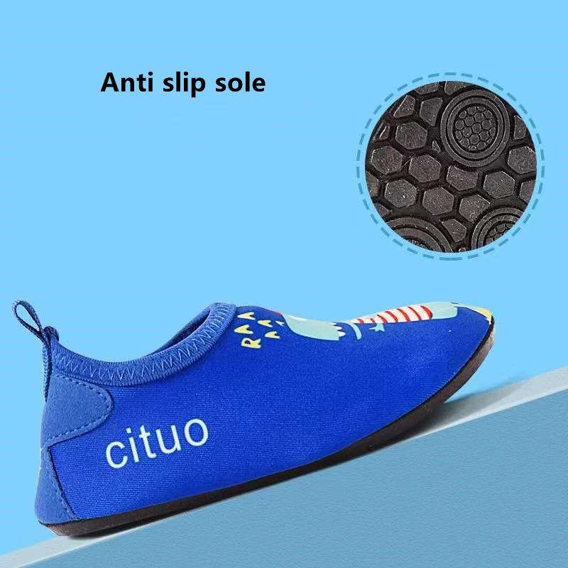 Chaussures d'eau enfants pieds nus légères - Chaussures d'été rapide séchage plage et pêche