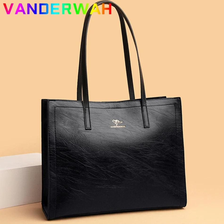 Sac à main Vintage en cuir Pu, fourre-tout de grande capacité, sacs à bandoulière à la mode, sacs à 