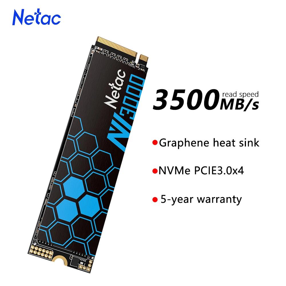 Netac SSD NVMe M.2 1 to 2 to HDD 3500 mo/s disque dur M2 2280 SSD HD 250GB 500GB PCIe3.0 disque dur 