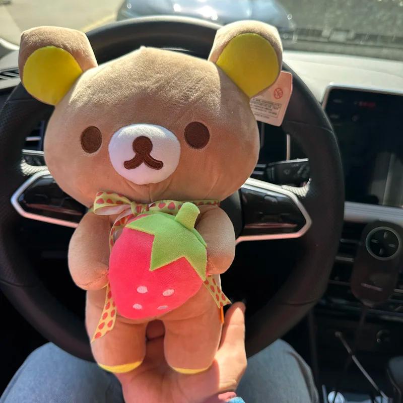 Ours en peluche Rilakkuma 48cm, joli Animal Kuma, poupée en peluche, décoration de chambre Kawaii, j