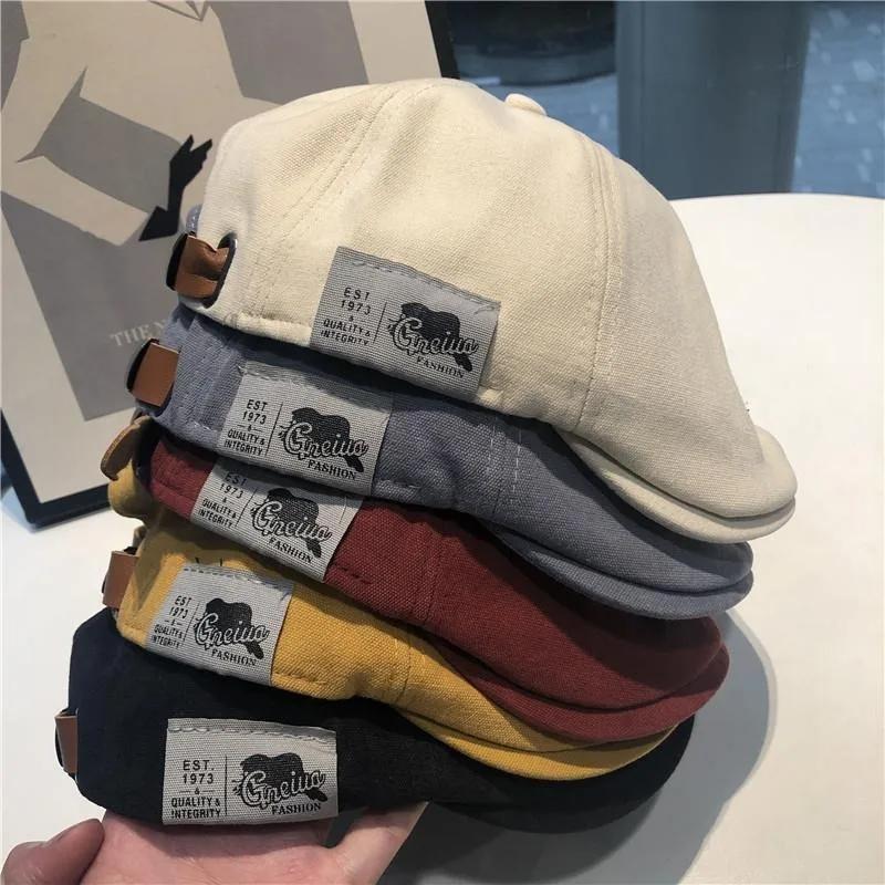 Casquettes en coton Peaky Blinders pour hommes, bérets de Style occidental britannique, casquette de