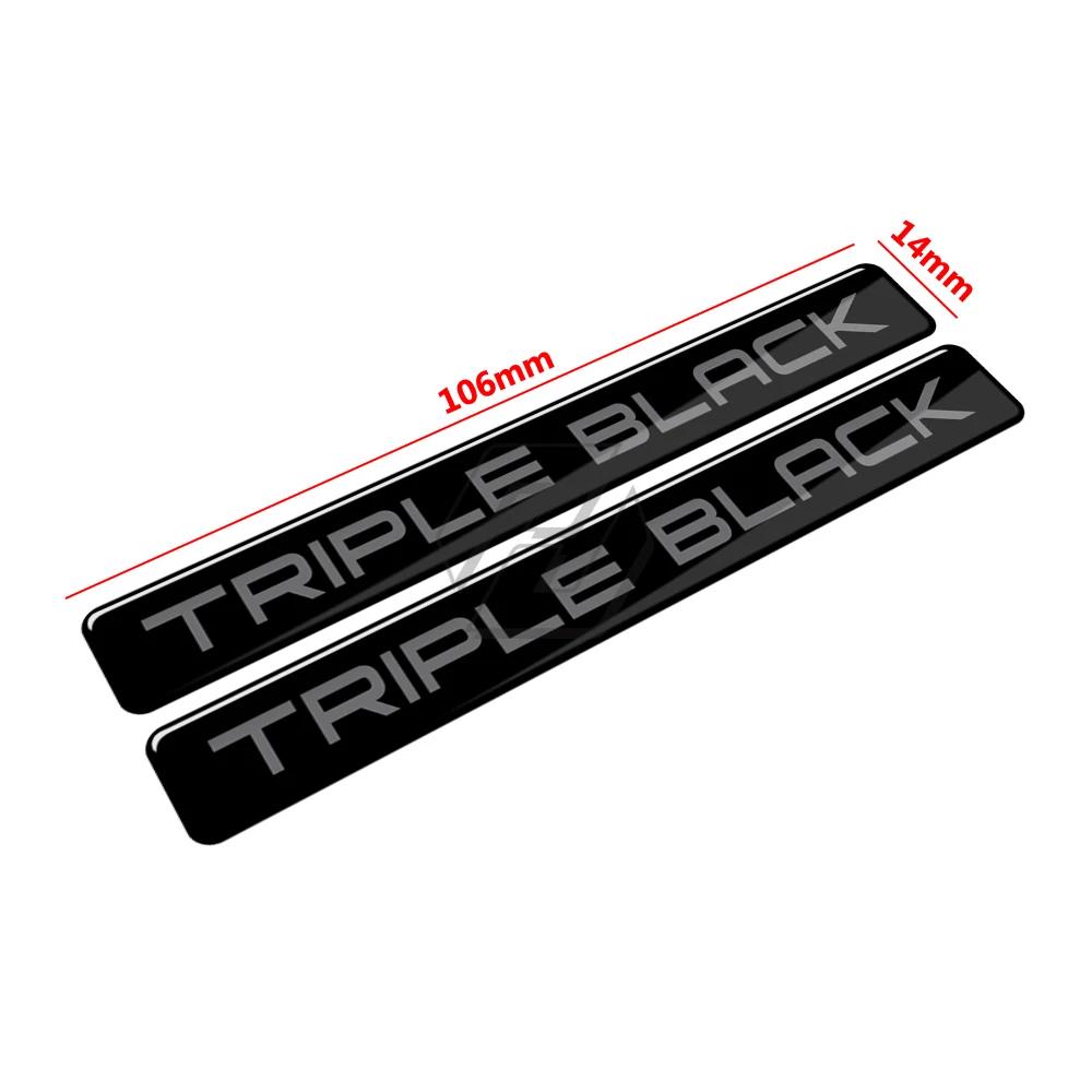 Autocollant noir triple résine 3D, décalcomanies pour BMW Hurrad F700GS F800GS Fenecute GS F850GS Ru