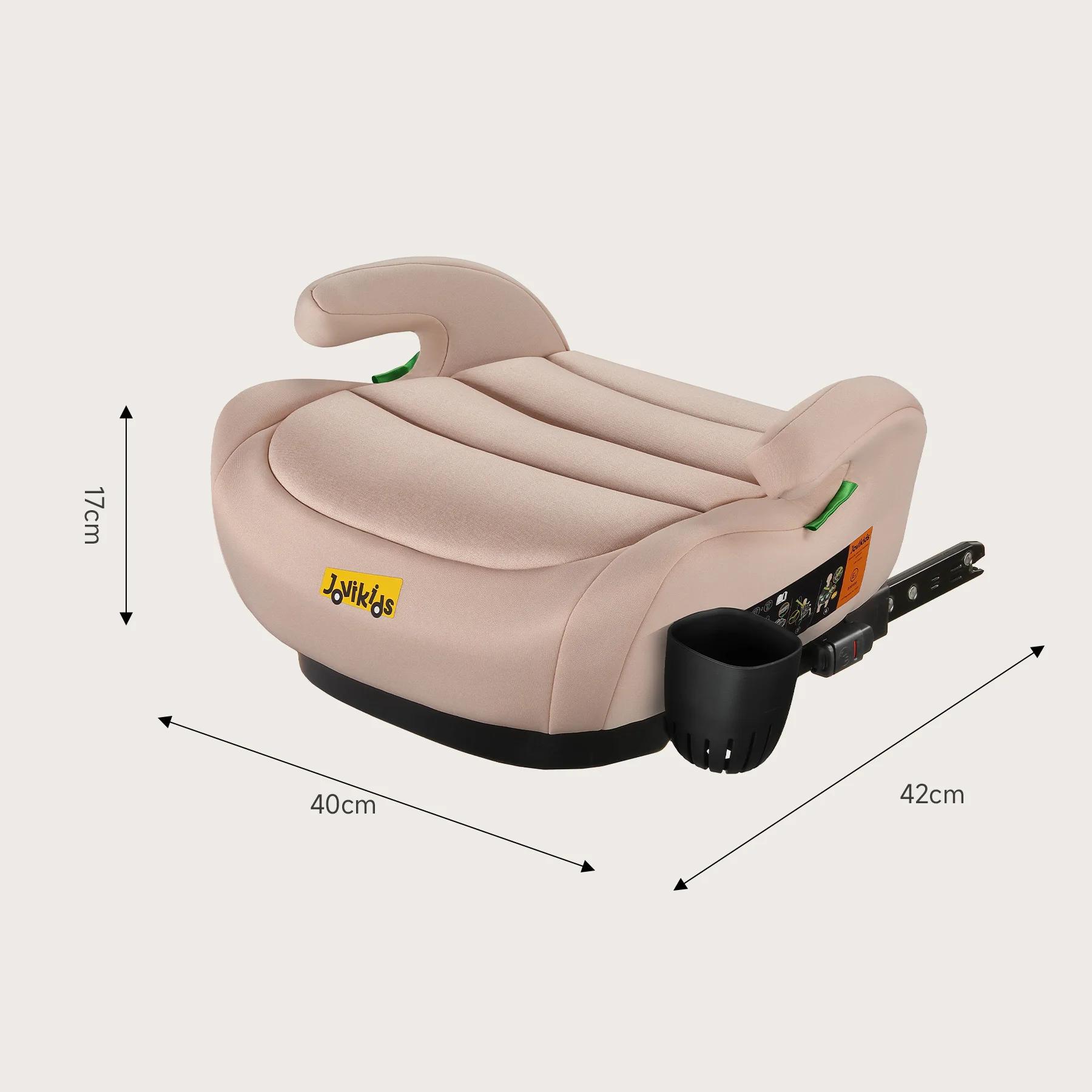 Siège rehausseur portable Jovikids OHHO+ avec porte-gobelet, pour siège auto de voyage pour enfants,