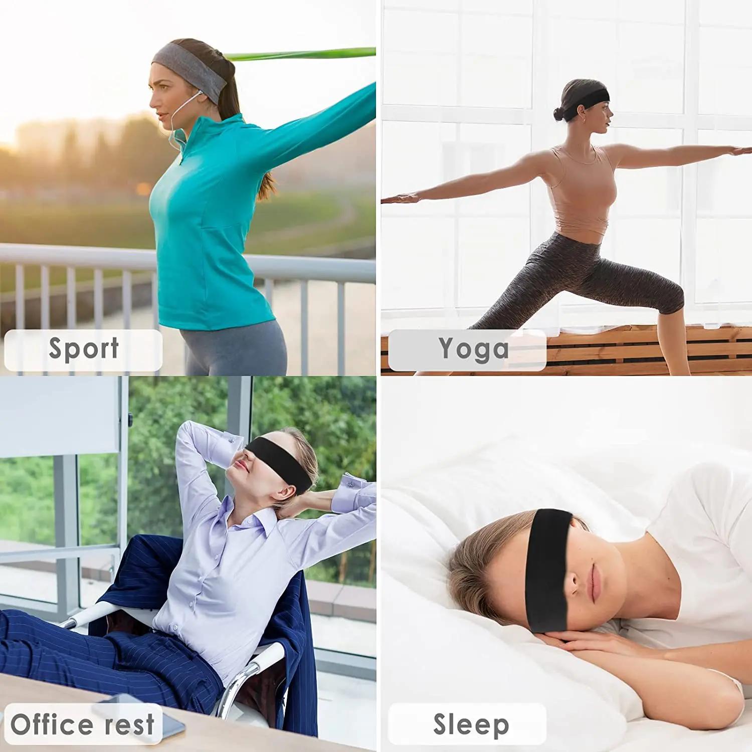 5 pièces Sports de plein air bandeau en gros Fitness bandeaux femme enveloppe de cheveux orthèse éla