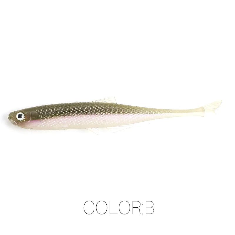 2023 supercontinent leanness ShadTeez 6 cm/8 cm brochet Zander prédateur pêche 3d yeux leurre souple