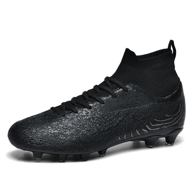 Nouveaux hommes Sport chaussures de Football formation garçons bottes de Football en plein air adult