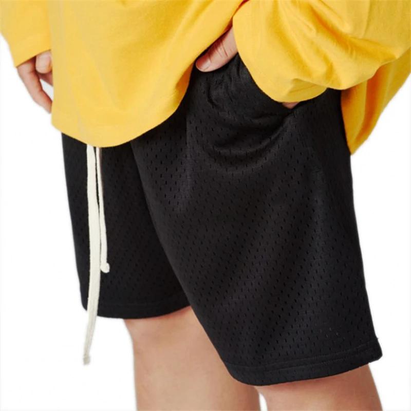 Short d'abattage en maille légère et respirante pour hommes, pantalon de course pour sport d'été