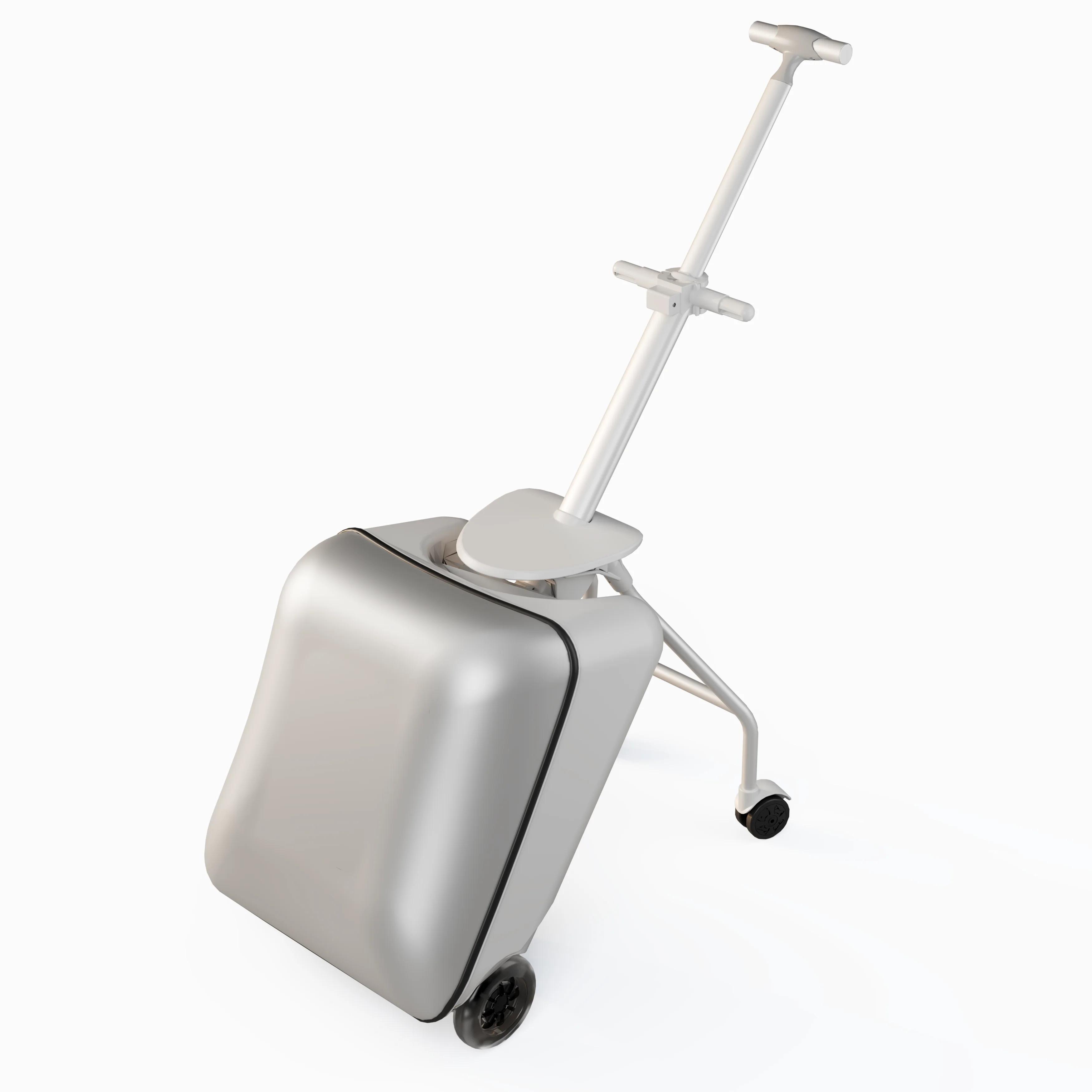 Les enfants portables peuvent s'asseoir et monter sur les bagages, bagage à main, valise trolley par