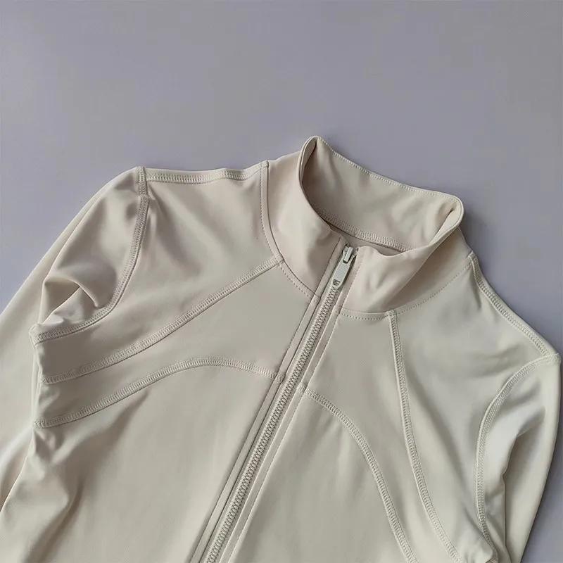 Vestes de sport pour femmes, veste de sport à manches longues à séchage rapide, manteau d'entraîneme