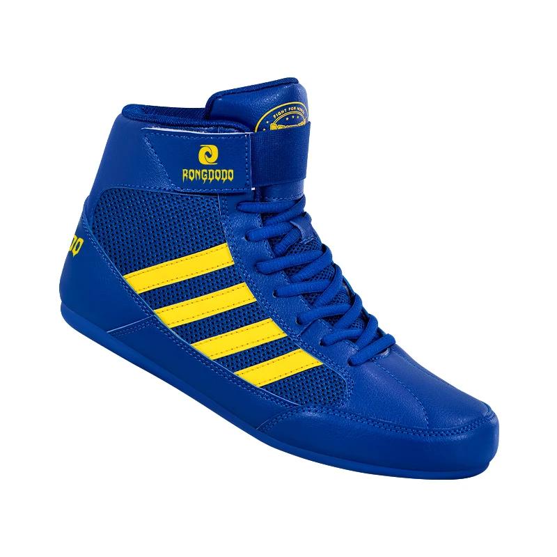 Chaussures de boxe pour hommes et femmes, bottes de lutte, bottes de boxe de haute qualité, conforta