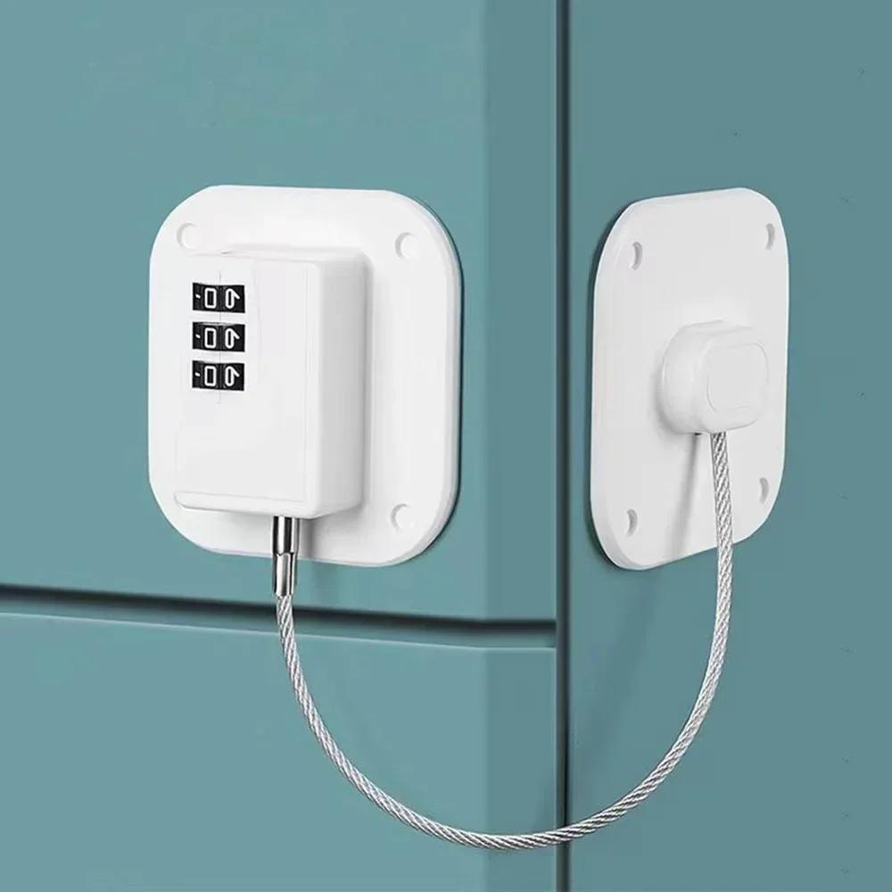 Serrure de sécurité pour enfants, 1 pièce, serrure de porte d'armoire de réfrigérateur, Protection d