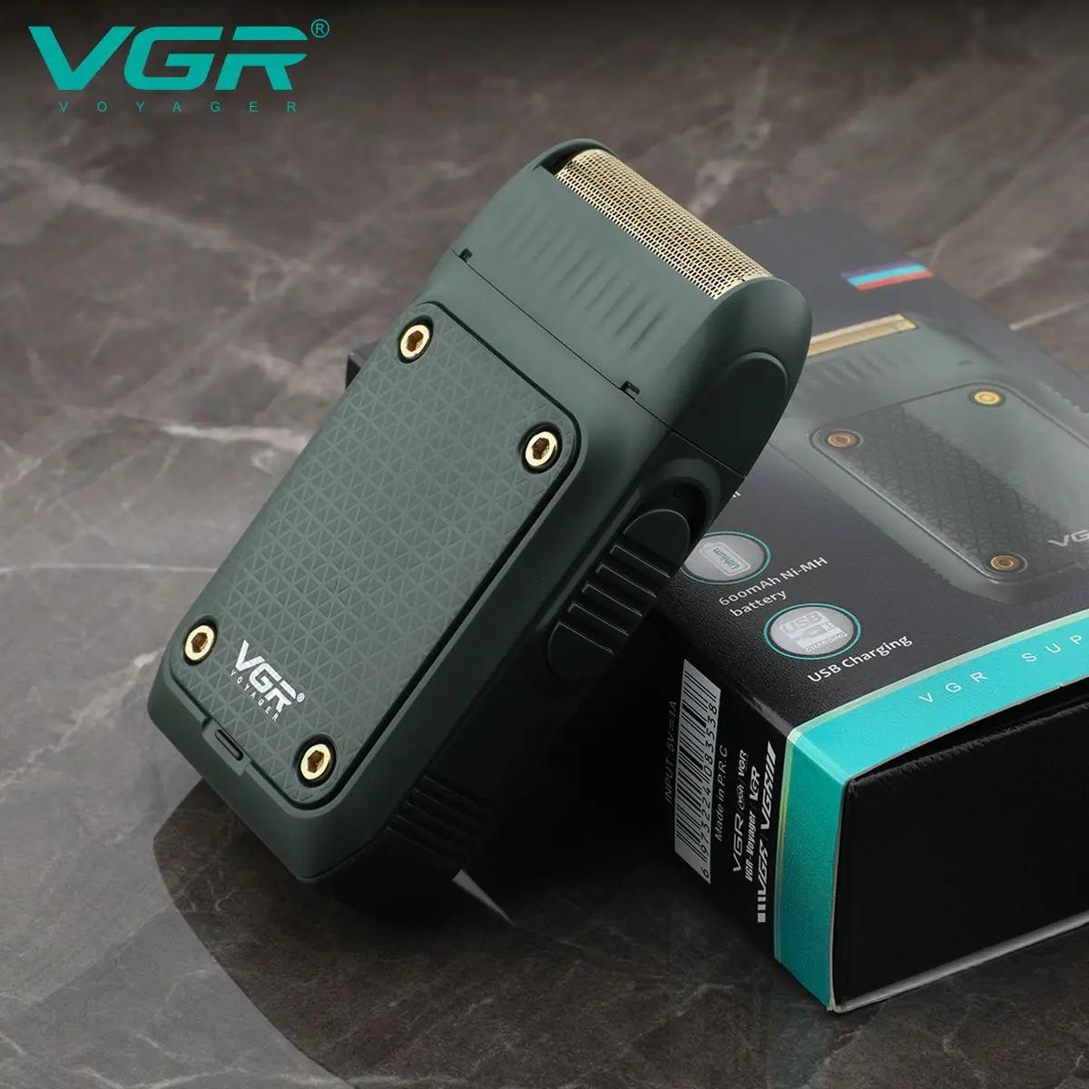 Vgaz353-Rasoir Électrique Professionnel pour Homme, Tondeuse à Cheveux, Rasoirs Rechargeables, Tonde