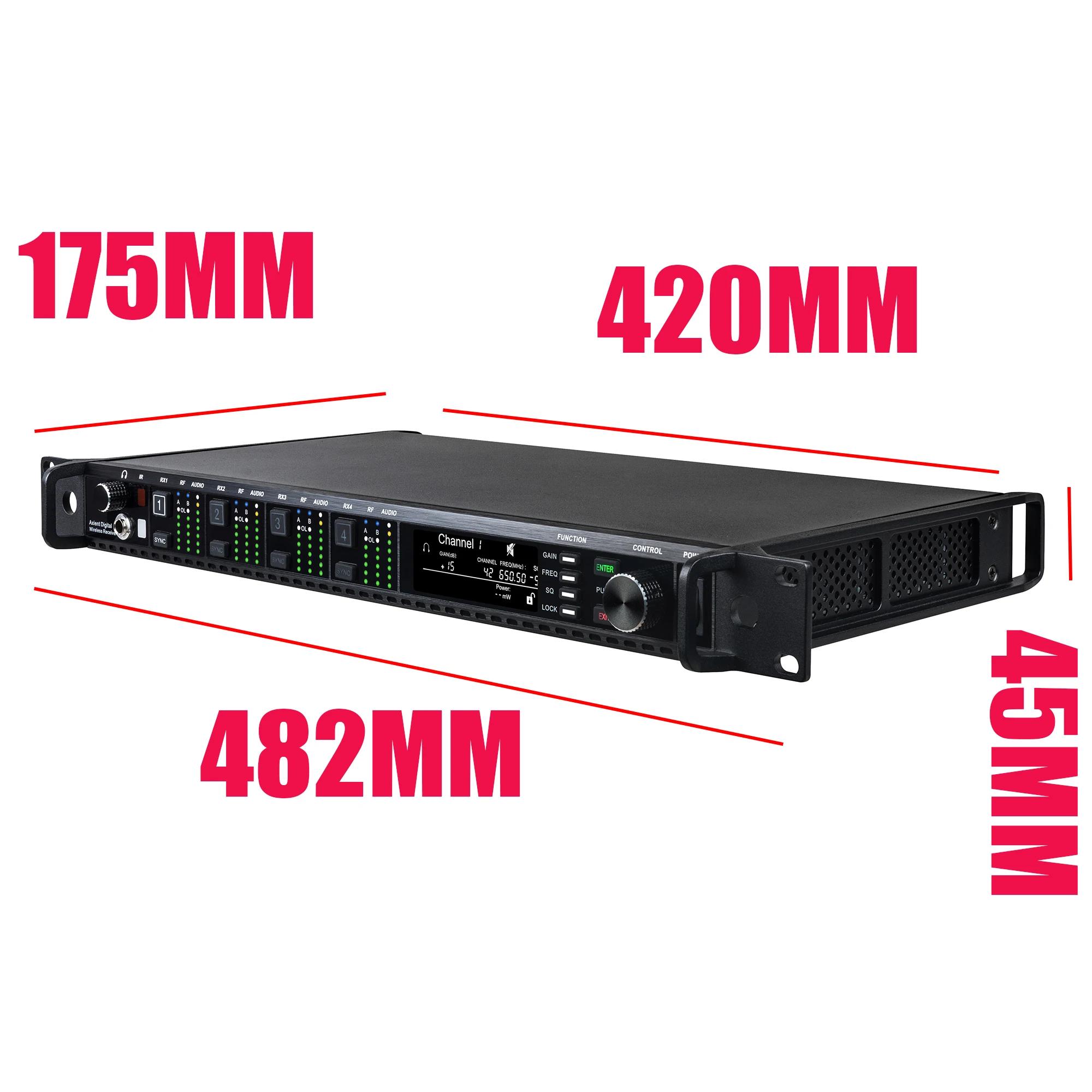 Leicozic 4 canaux KSM11 KSM8 Microphone sans fil système Radio professionnel col de cygne micro casq
