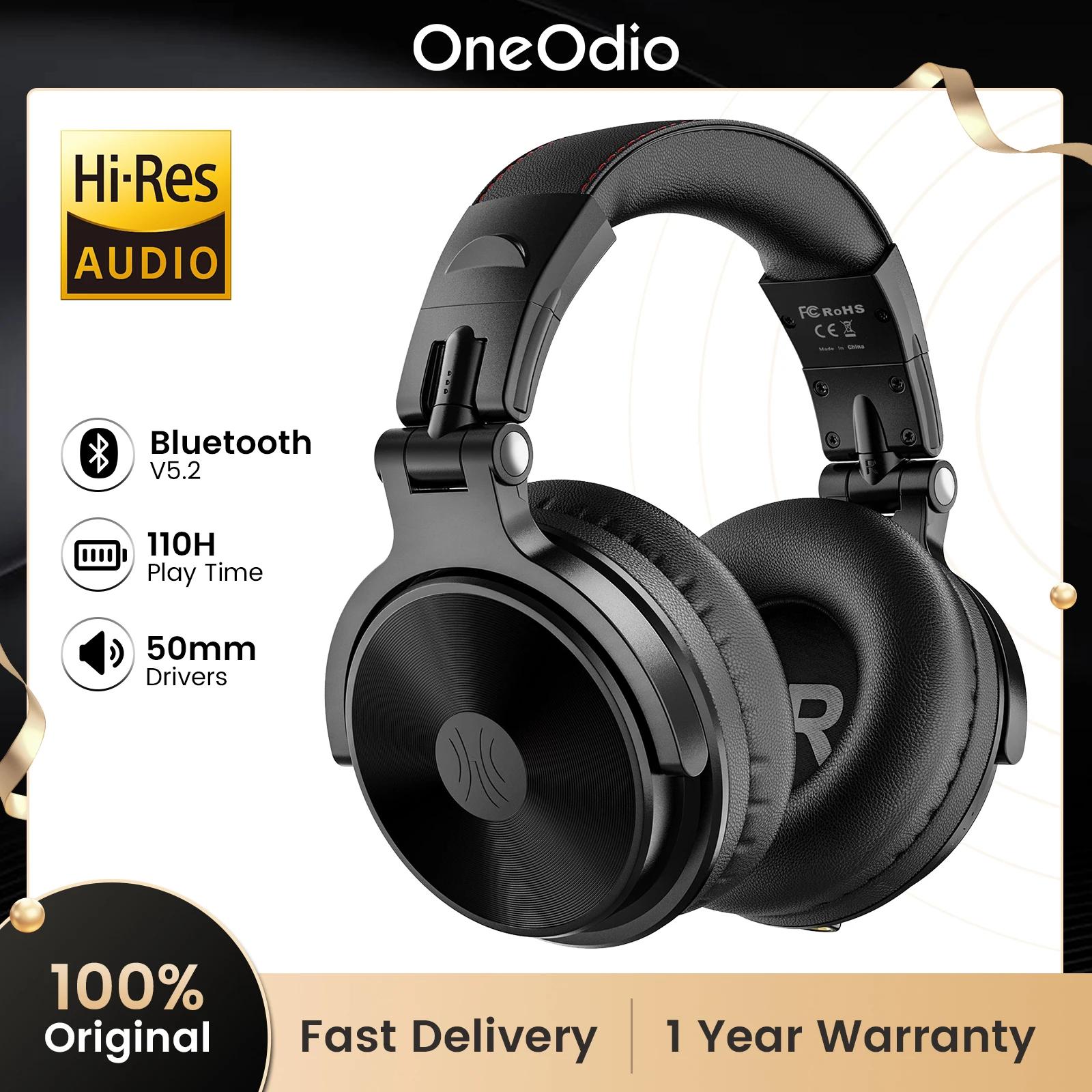 Oneodio-Casque d'écoute sans fil Pro-C, avec pilotes en néodyme 50mm, 110 heures de temps de jeu, BT