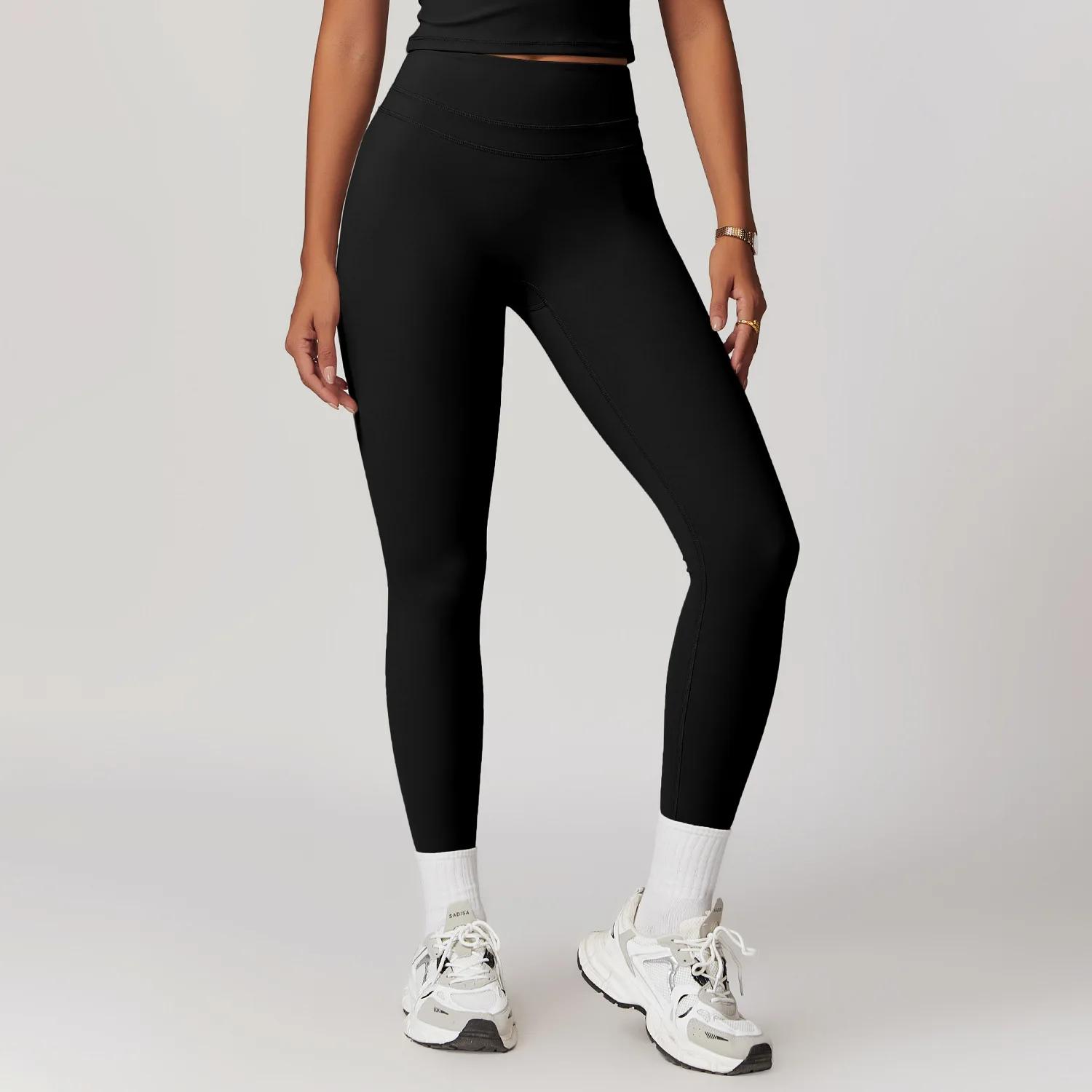 JUREN-Pantalon de yoga respirant pour femme, leggings de fitness, pantalon de course et de cyclisme,
