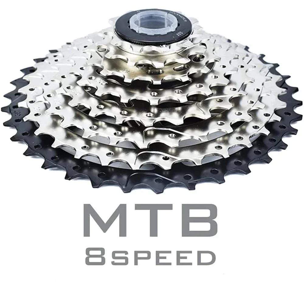 Stalshine-Cassette VTT 8 vitesses 8V K7 11 46, roue libre en acier, volant d'inertie, pignons de vél