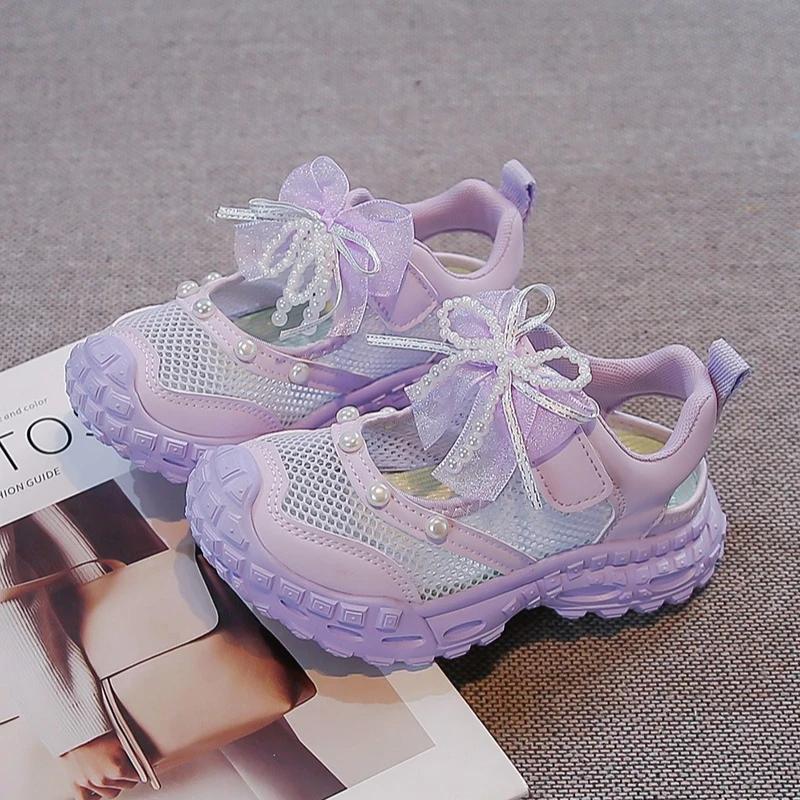 Sandales Princesse pour Filles 2026 Nouvelle Collection Été – Magnifiques Chaussures Enfant en Maill