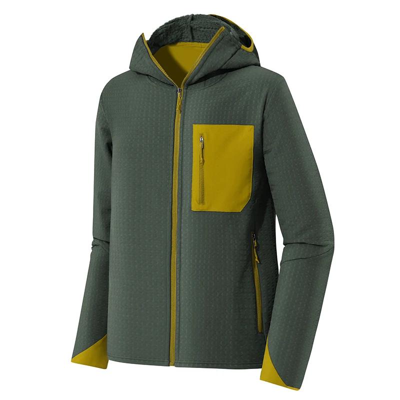 Veste de randonnée et d'alpinisme épaisse, chaude et résistante au froid pour l'automne et l'hiver, 
