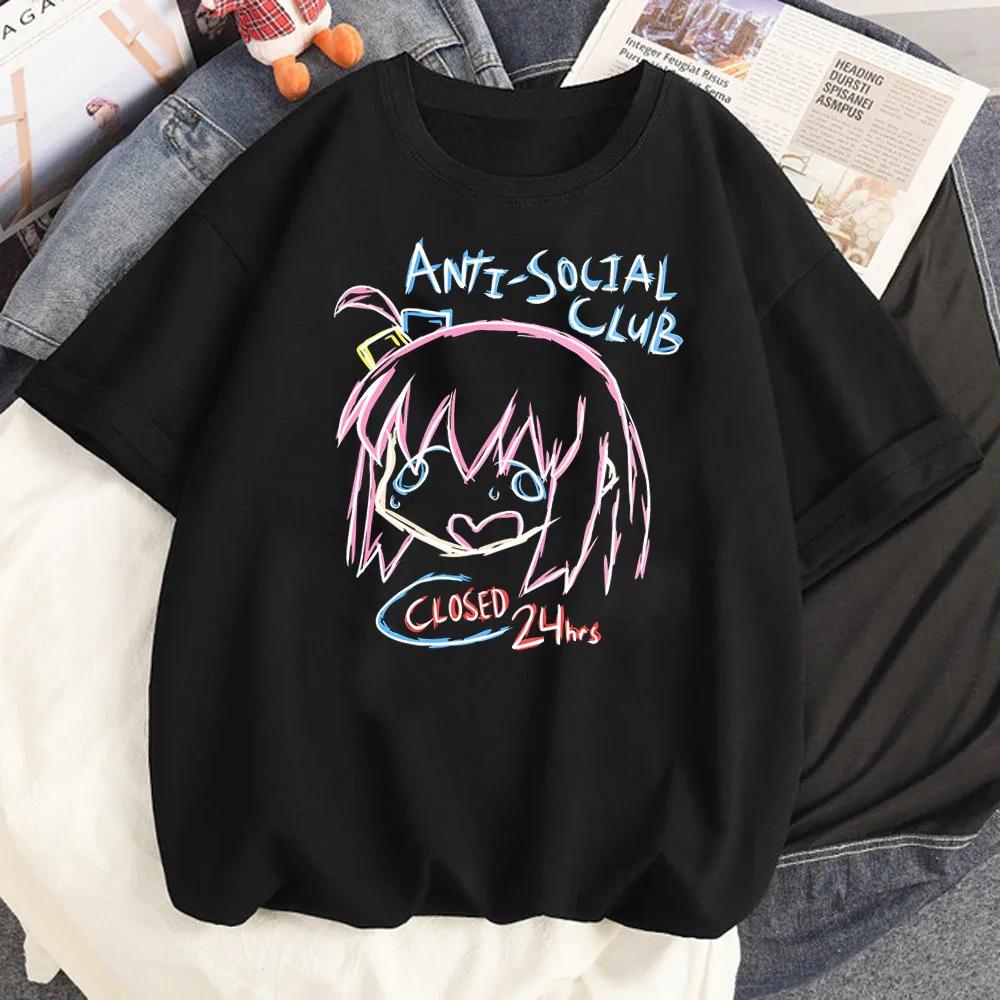 Bocchi the Rock chemise adolescent années 2000 kawaii Grunge années 80 Punk Vintage t-shirt gothique