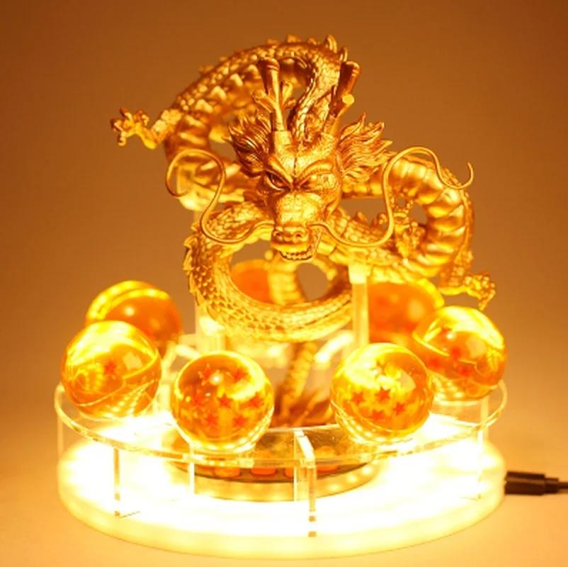 Anime Dragon Ball Z Shenron lampe Super Saiyan Goku figurine Dragon Ball shenlong modèle lumière Bas