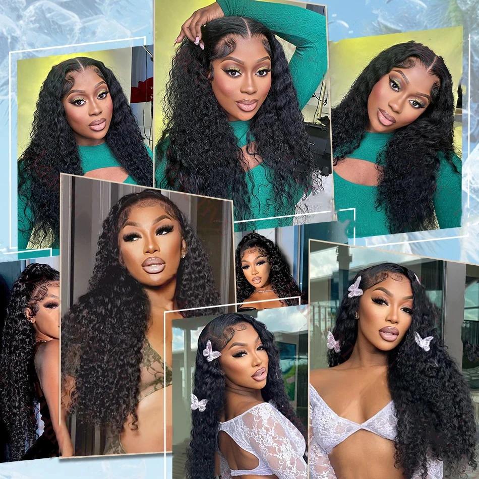 28 30 pouces Afro crépus bouclés cheveux humains Bundle Deal brésilien Afro profond Jerry bouclés br