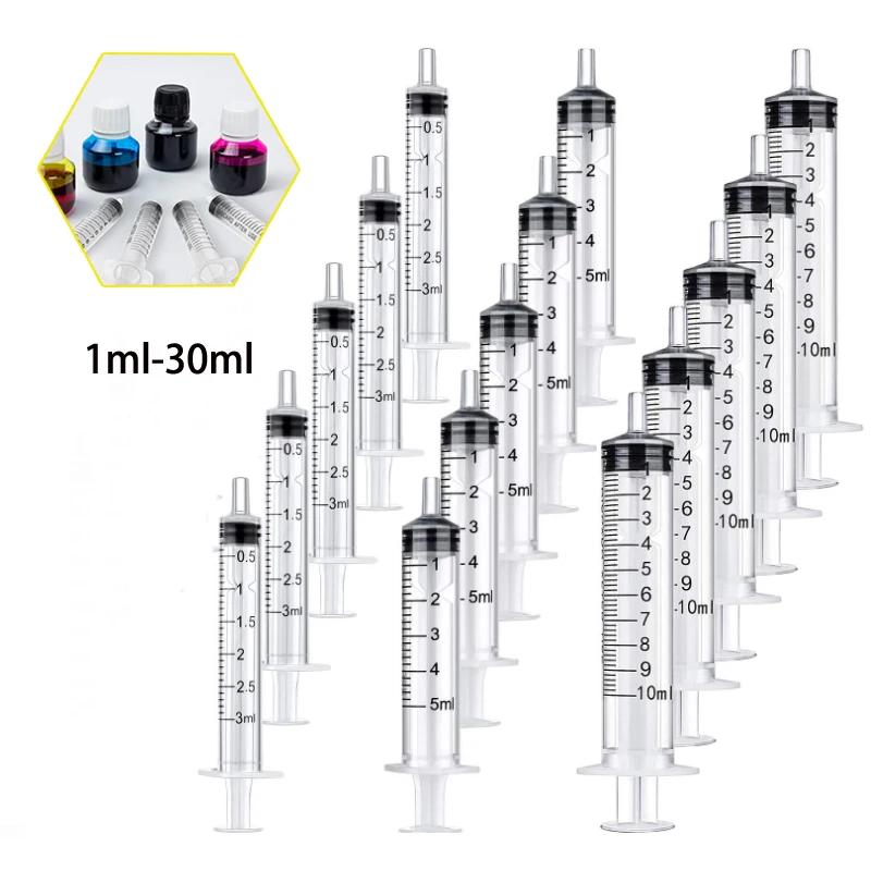 Seringue réutilisable en plastique pour mesurer les nutriments, outil de cuisine hydroponique, 1ml-1