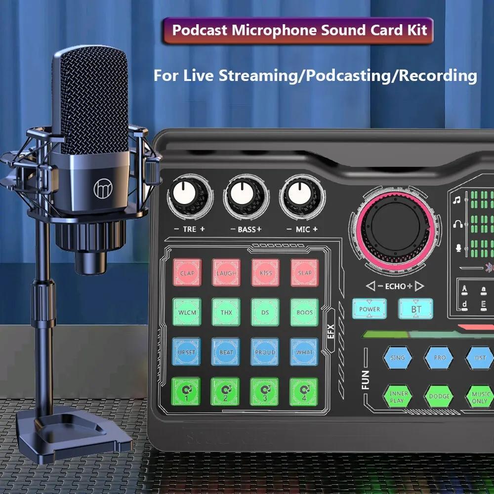 Zealsound-Kit de carte son professionnel pour podcast, microphone, PC, smartphone, ordinateur portab